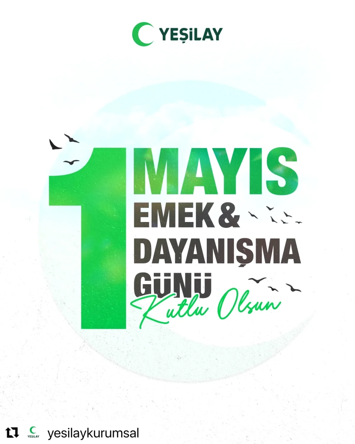Yeşilay Bağcılar'dan 1 Mayıs Mesajı: Emekçilere Teşekkür Yeşilay Bağcılar'dan 1 Mayıs Mesajı: Emekçilere Teşekkür