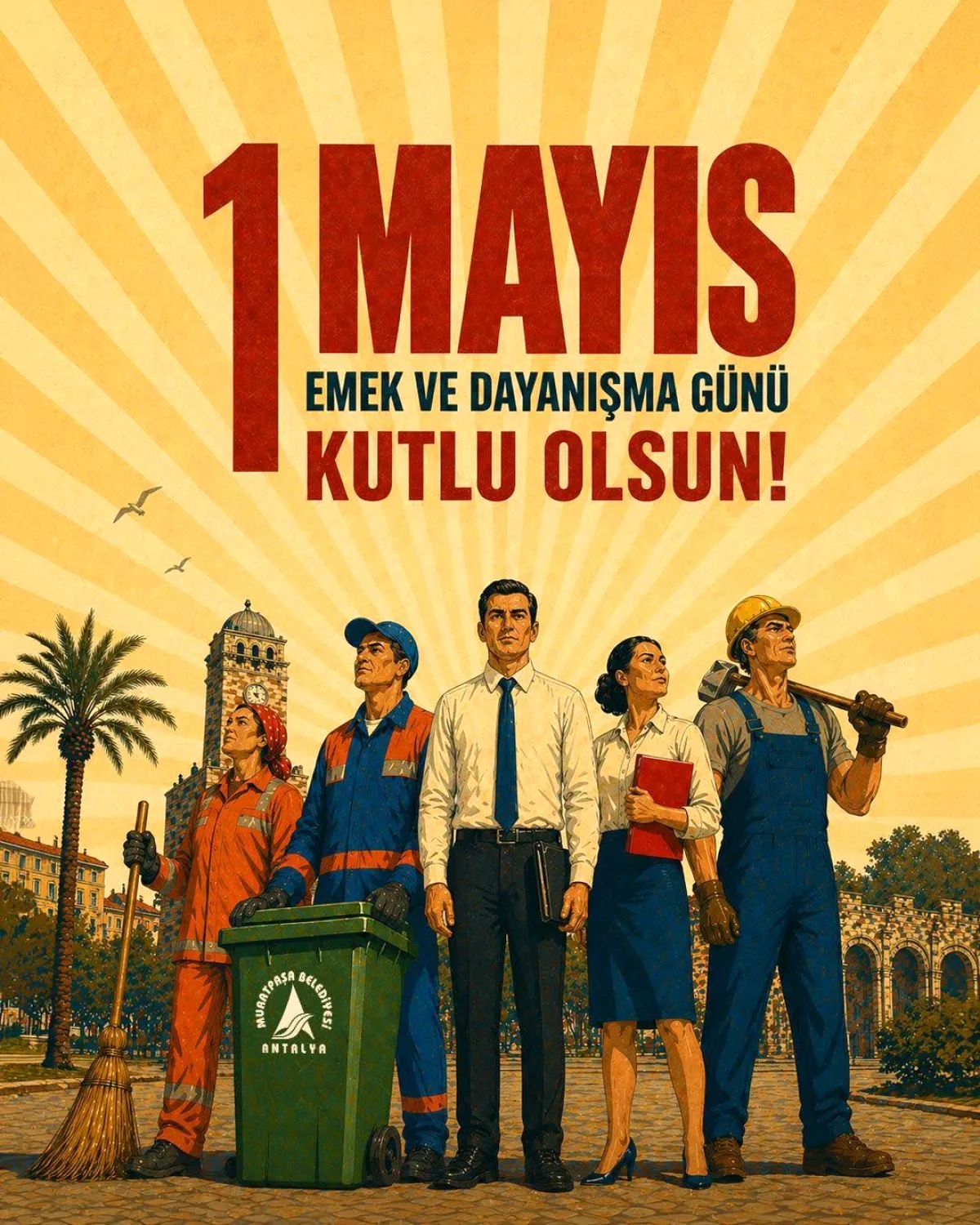 Muratpaşa Belediyesi 1 Mayıs'ı Kutladı Muratpaşa Belediyesi 1 Mayıs'ı Kutladı