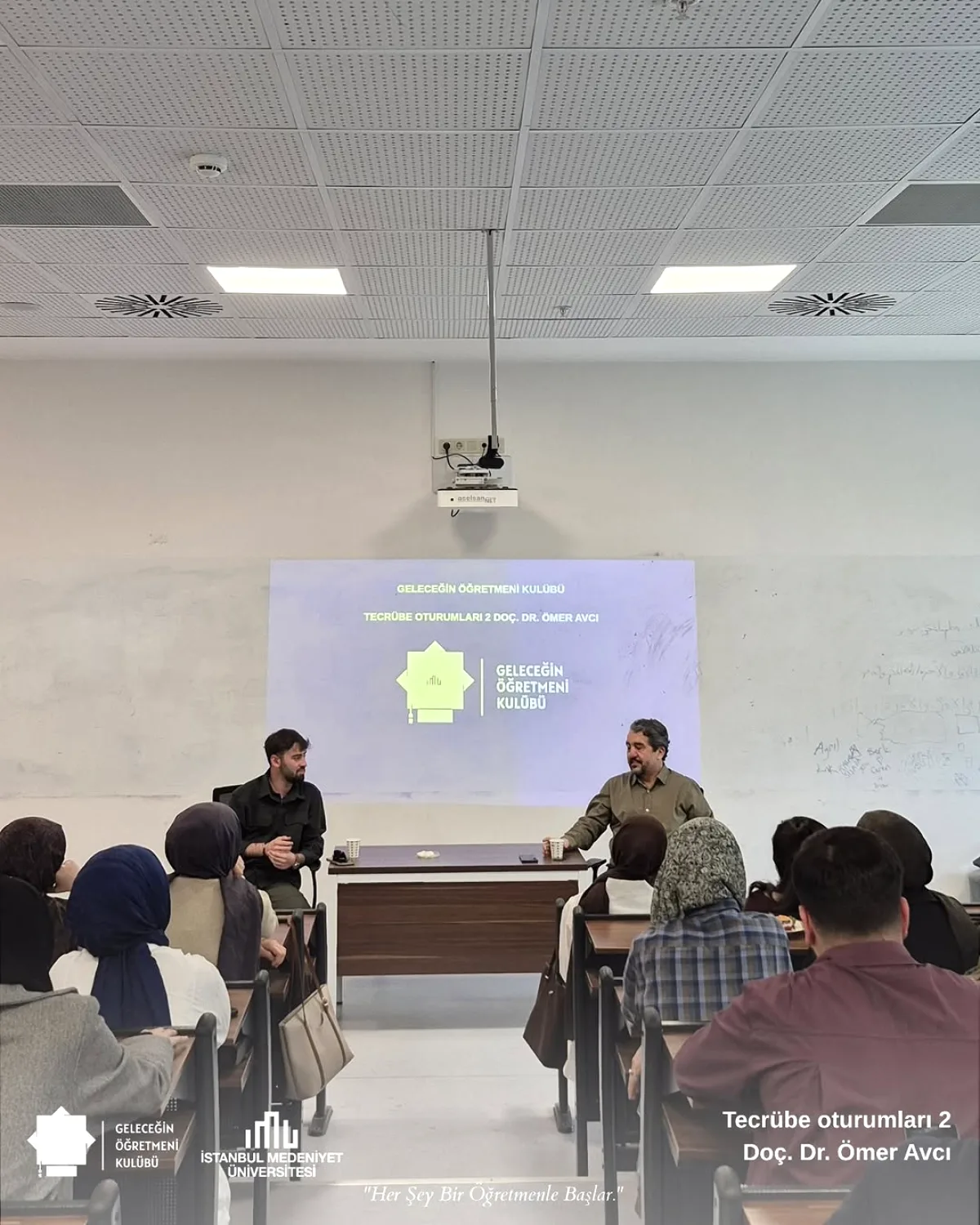 İMÜ GÖK'ten Akademik Buluşma: Doç. Dr. Ömer Avcı Öğrencilerle Buluştu İMÜ GÖK'ten Akademik Buluşma: Doç. Dr. Ömer Avcı Öğrencilerle Buluştu
