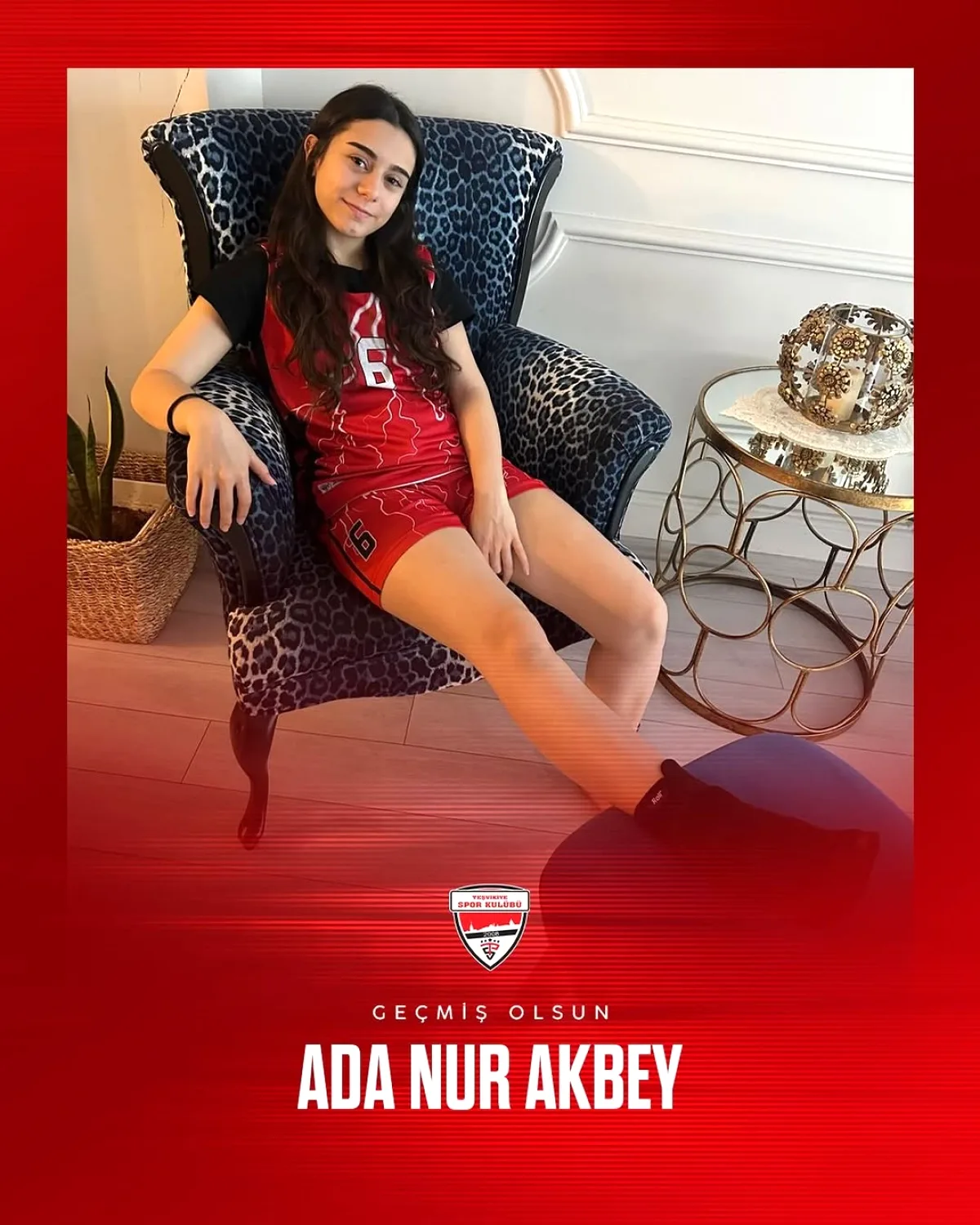 Teşvikiye'den Genç Basketbolcuya Geçmiş Olsun Teşvikiye'den Genç Basketbolcuya Geçmiş Olsun
