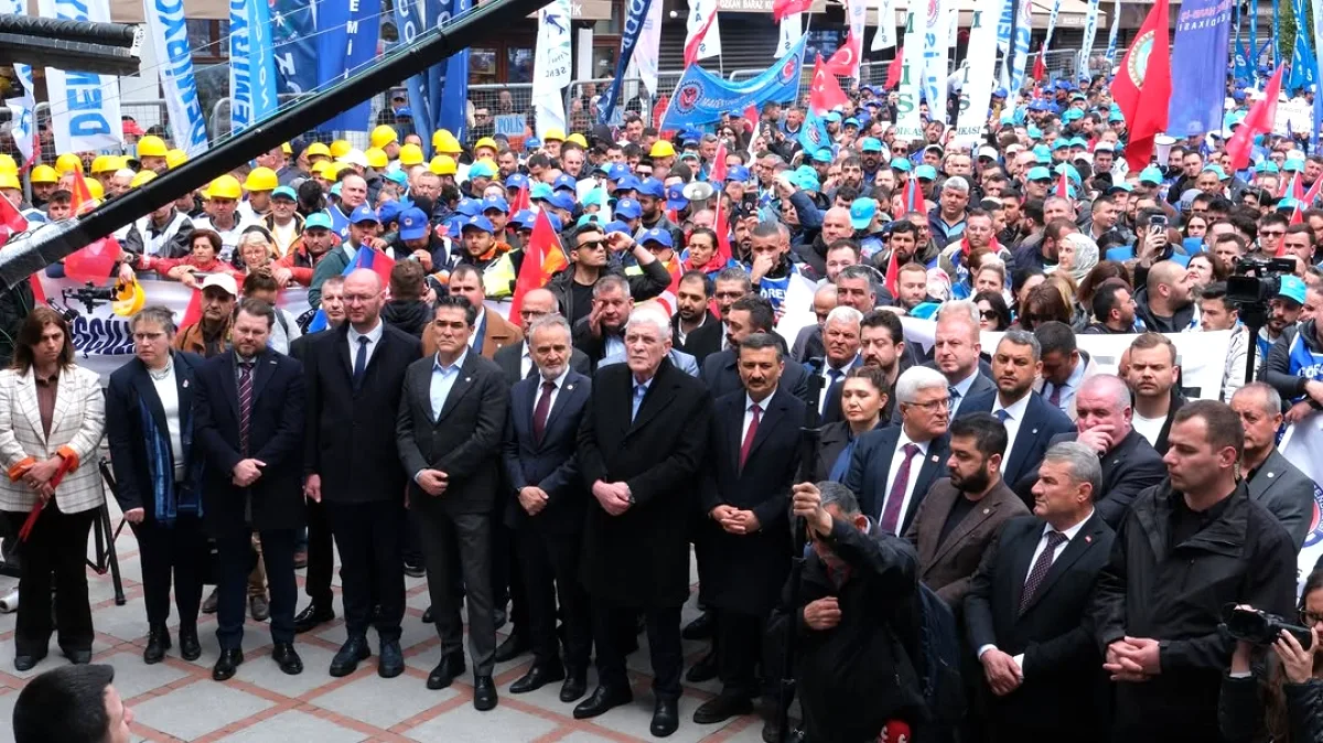 İYİ Parti Lideri Dervişoğlu, 1 Mayıs'ta Edirne'de Türk-İş Mitinginde İYİ Parti Lideri Dervişoğlu, 1 Mayıs'ta Edirne'de Türk-İş Mitinginde