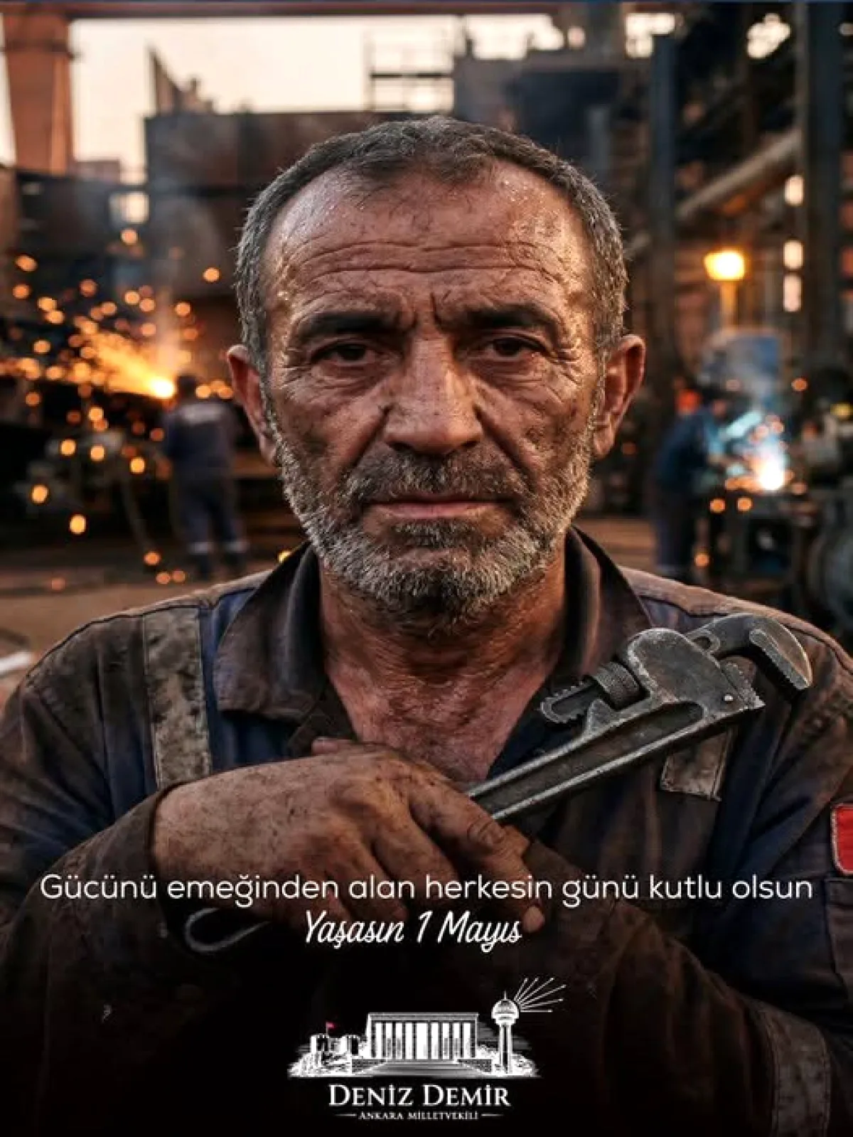 Deniz Demir'den 1 Mayıs Mesajı: "Hakça Paylaşımın Günü" Deniz Demir'den 1 Mayıs Mesajı: "Hakça Paylaşımın Günü"