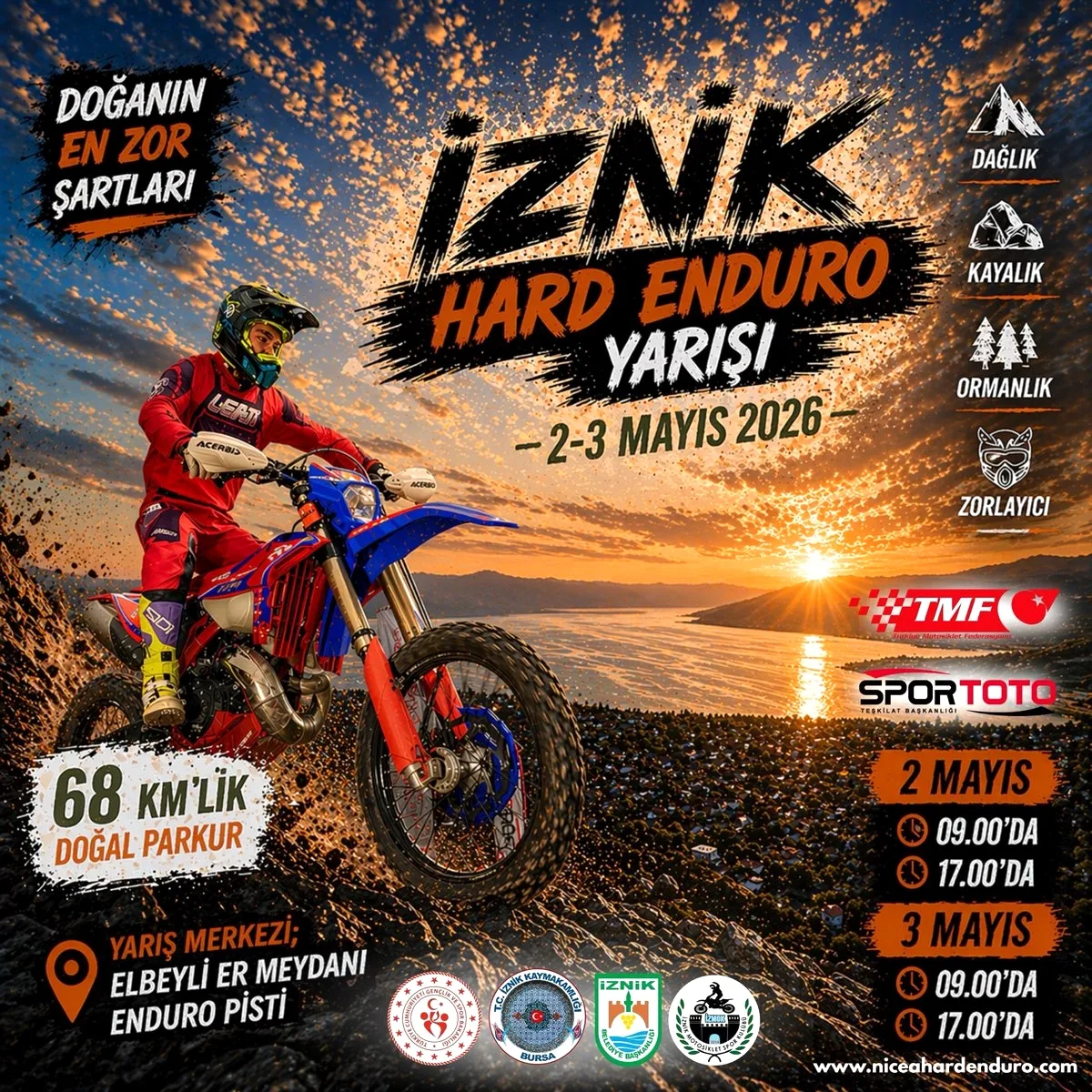 İznik'te Adrenalin Dolu Hard Enduro Yarışması: Ücretsiz Katılım İmkanı İznik'te Adrenalin Dolu Hard Enduro Yarışması: Ücretsiz Katılım İmkanı