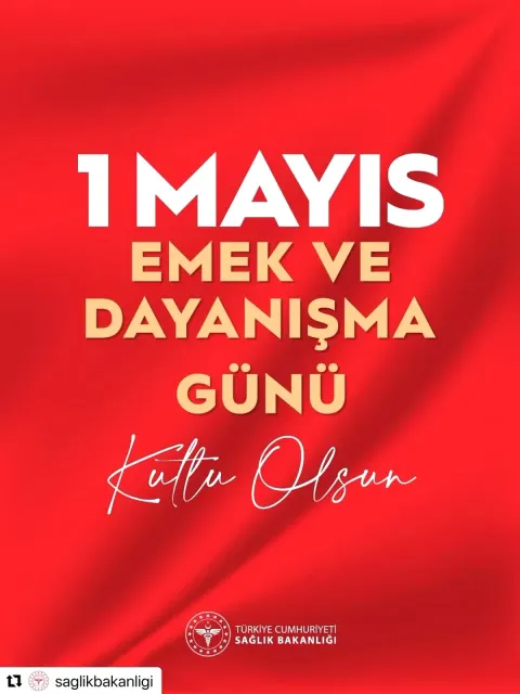 Beşiktaş İlçe Sağlık Müdürlüğü 1 Mayıs Paylaşımı