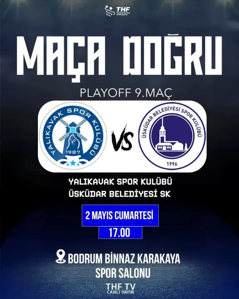 Üsküdar Belediyespor, Playoff'ta Yalıkavak Karşısında Sahada