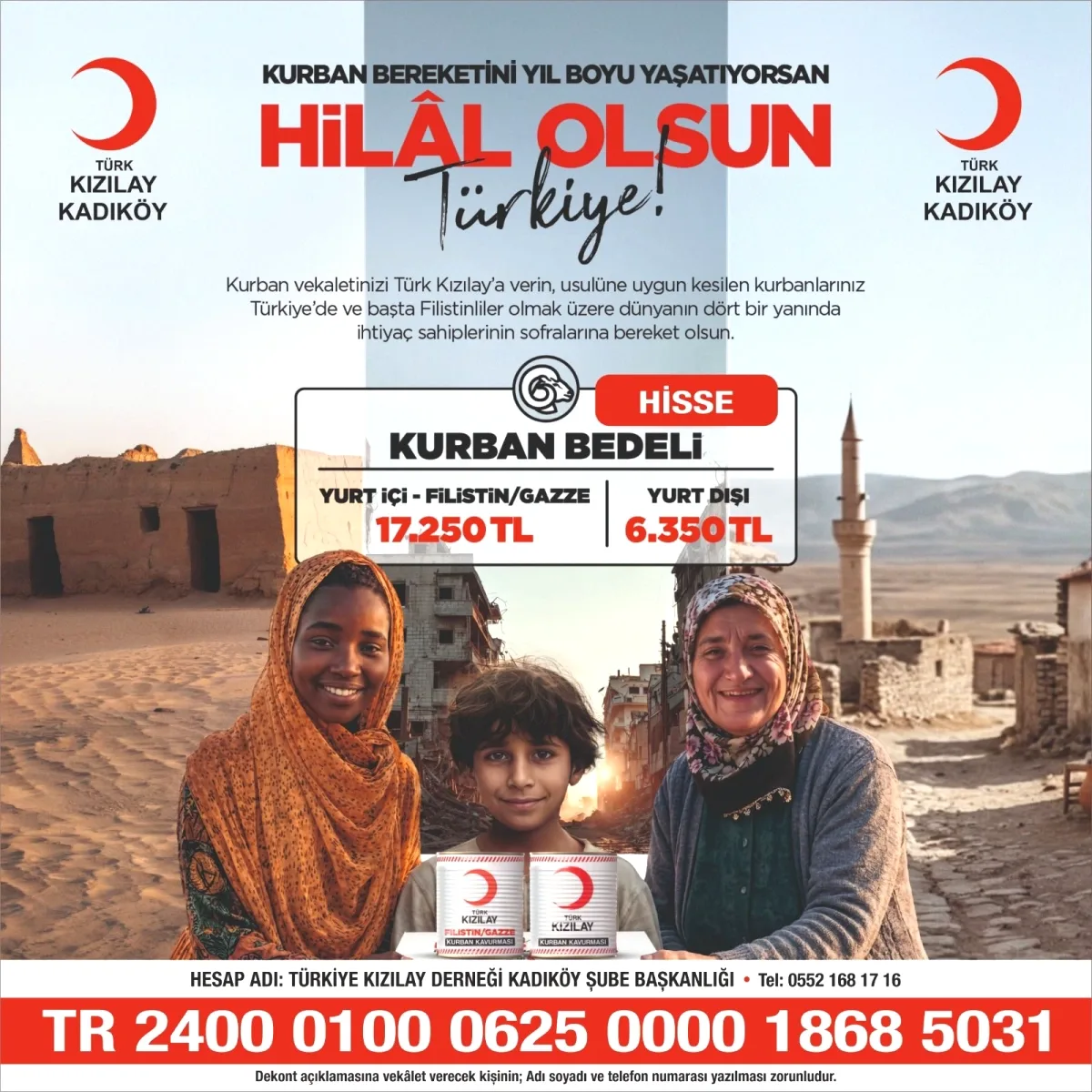 Türk Kızılay'dan 2026 Kurban Fiyatları: Gazze ve Yurt İçi İçin Rakamlar Belli Oldu Türk Kızılay'dan 2026 Kurban Fiyatları: Gazze ve Yurt İçi İçin Rakamlar Belli Oldu