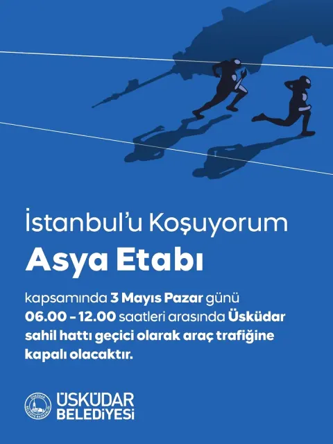 Üsküdar Sahilinde Trafik Kapanıyor: Koşu Etkinliği İçin Alternatif Yollar