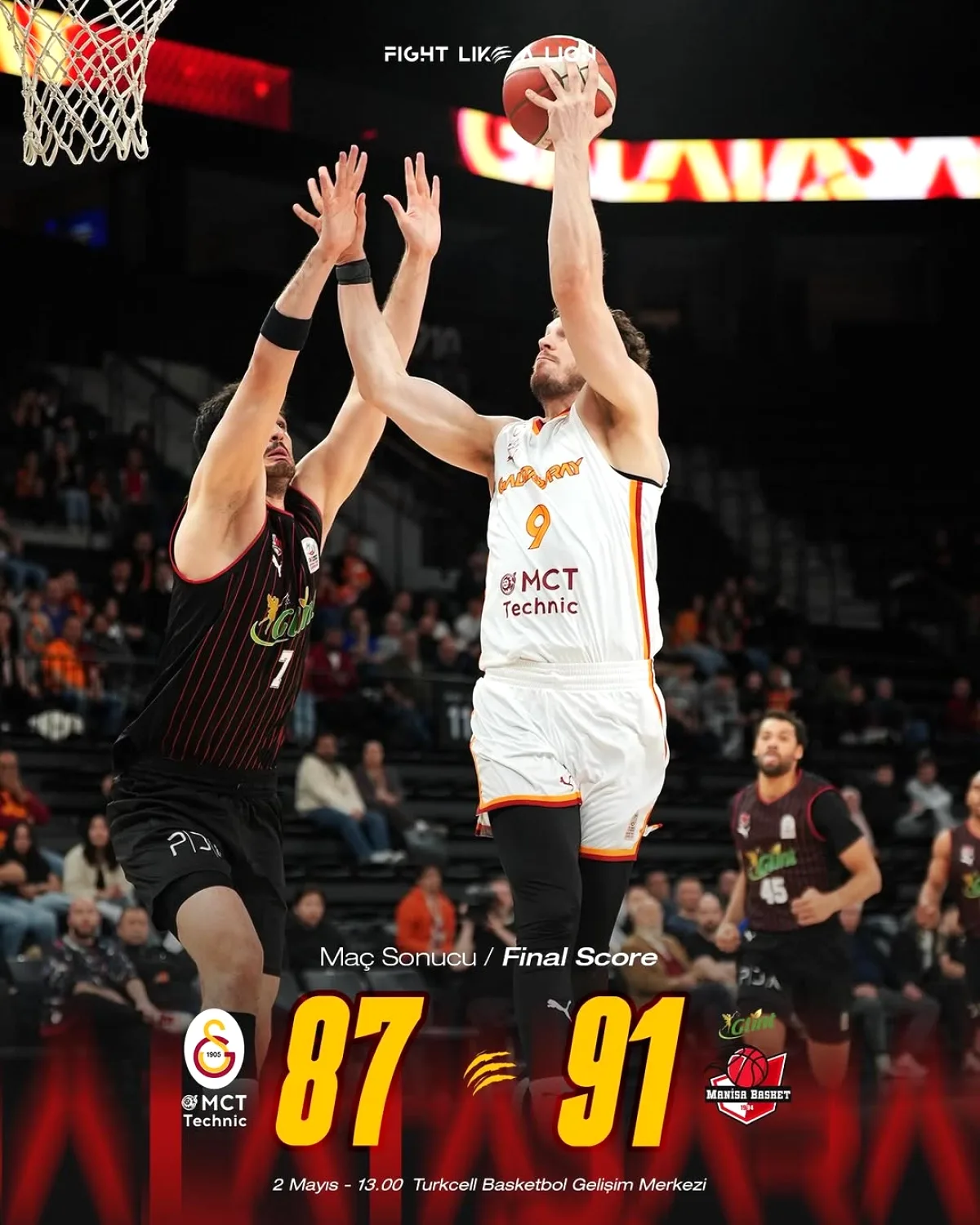 Galatasaray, Manisa'da 91-87 mağlup oldu | Robinson 17 sayı Galatasaray, Manisa'da 91-87 mağlup oldu | Robinson 17 sayı