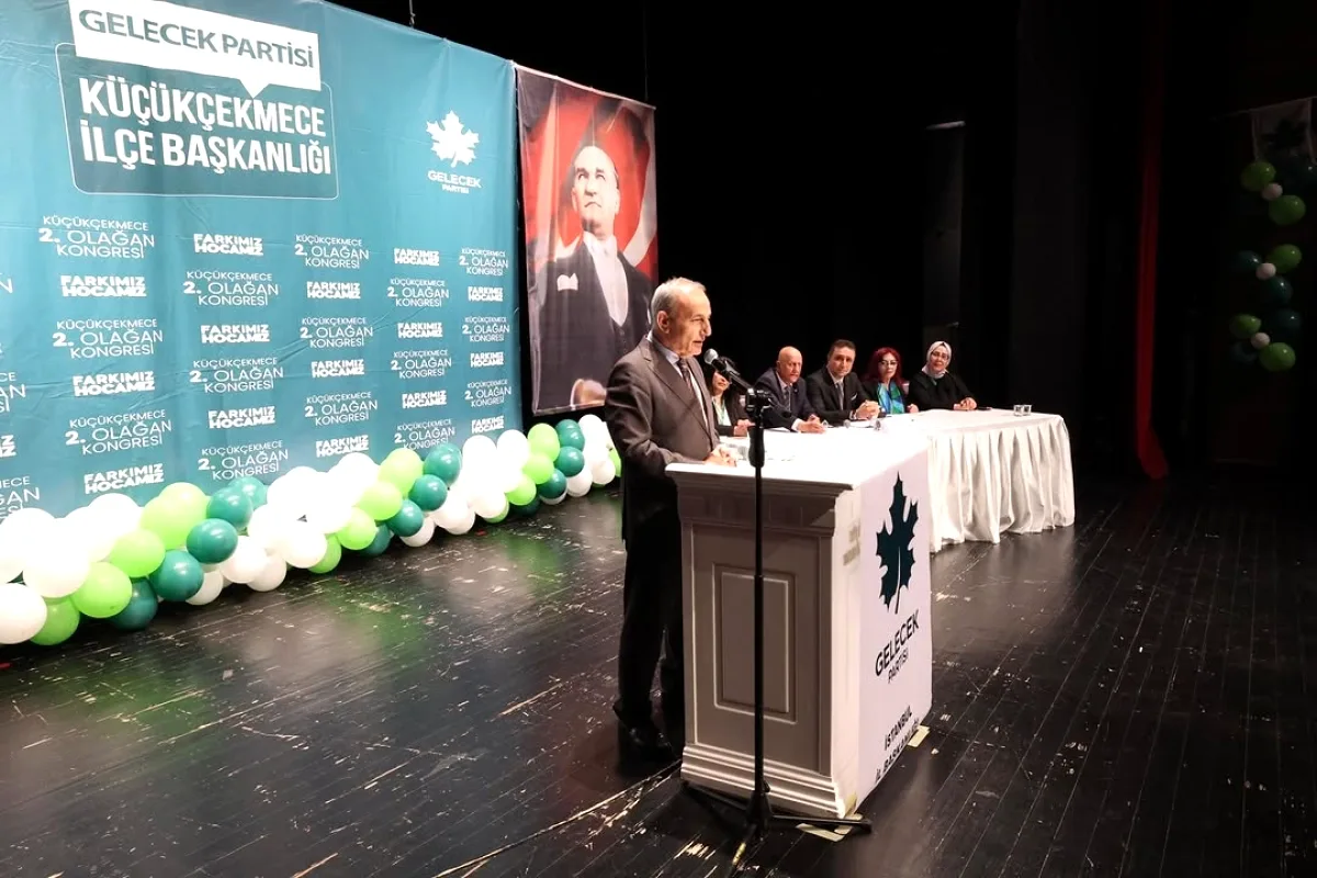 Küçükçekmece'de Gelecek Partisi Kongresi: Şeref Caferoğlu Görevde Küçükçekmece'de Gelecek Partisi Kongresi: Şeref Caferoğlu Görevde