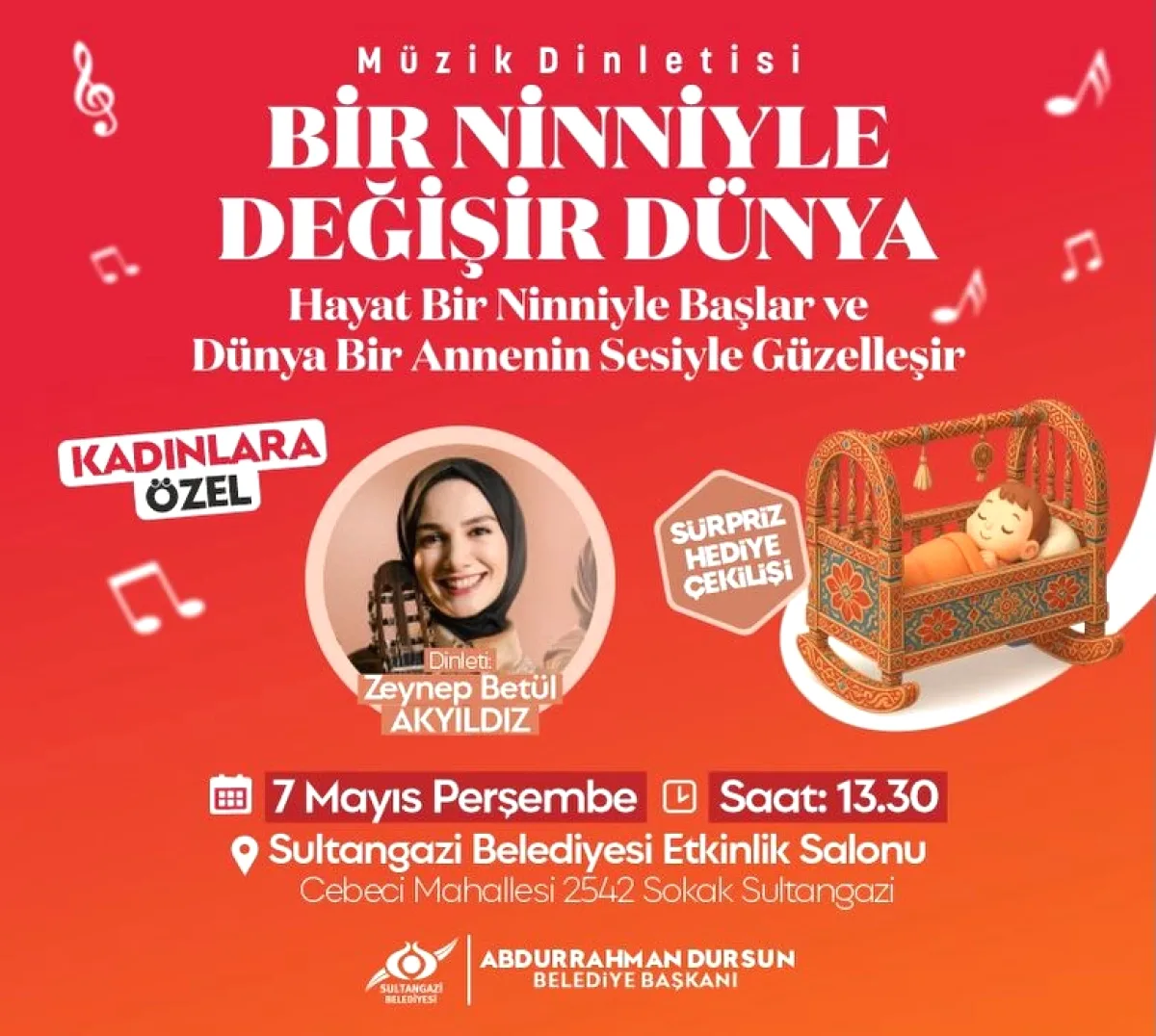 Sultangazi'de Anneler Günü Öncesi Özel Ninni Dinletisi Sultangazi'de Anneler Günü Öncesi Özel Ninni Dinletisi