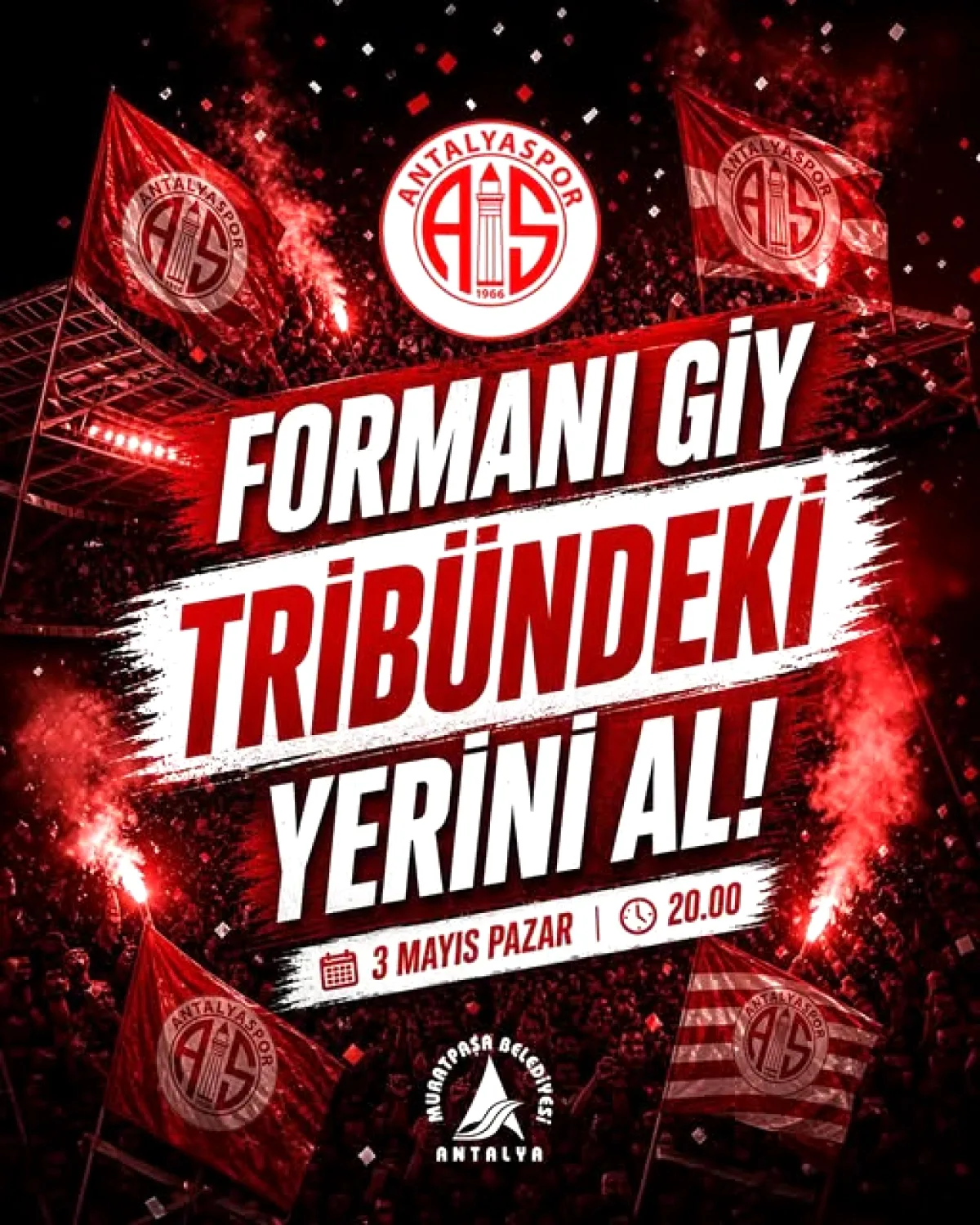 Antalyaspor'a Bugün Destek: Muratpaşa'dan Stadyuma Çağrı Antalyaspor'a Bugün Destek: Muratpaşa'dan Stadyuma Çağrı