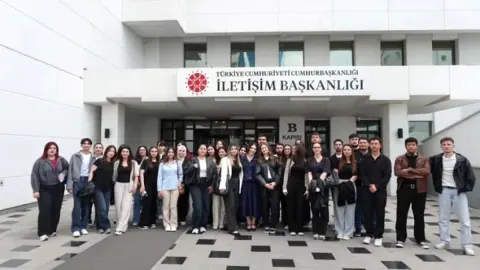 AYBÜ İletişim Öğrencileri İletişim Başkanlığı'nı Ziyaret Etti