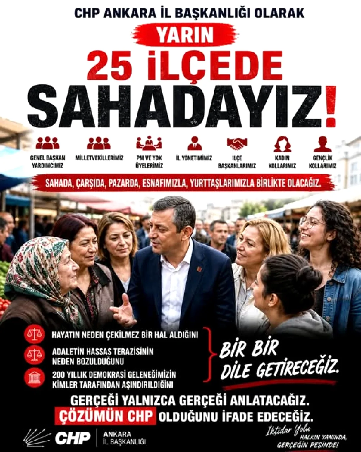 CHP Altındağ'dan 25 İlçede Eş Zamanlı Sahaya İnme Kararı CHP Altındağ'dan 25 İlçede Eş Zamanlı Sahaya İnme Kararı