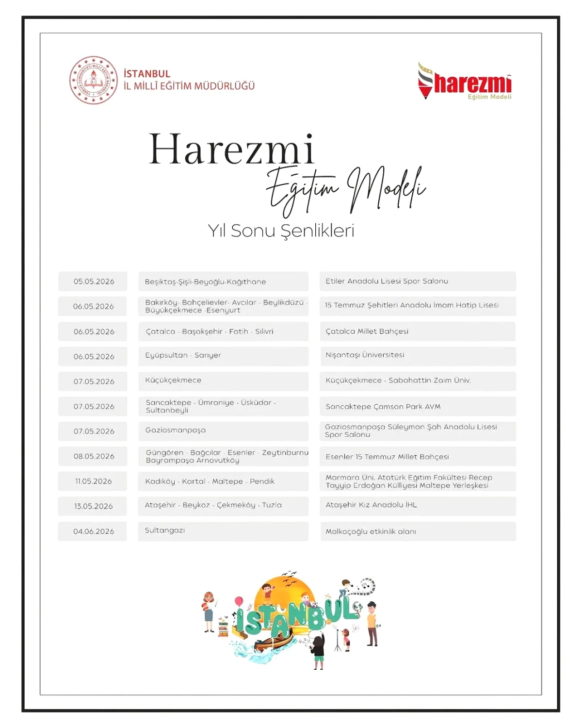 Ümraniye'de Harezmi Modeli Şenliği Başlıyor: Öğrenci Projeleri Sergileniyor Ümraniye'de Harezmi Modeli Şenliği Başlıyor: Öğrenci Projeleri Sergileniyor