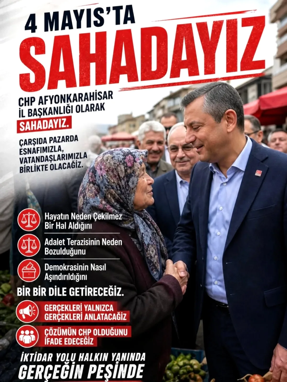 CHP Afyonkarahisar'da Halkla Buluşma Hazırlığında CHP Afyonkarahisar'da Halkla Buluşma Hazırlığında