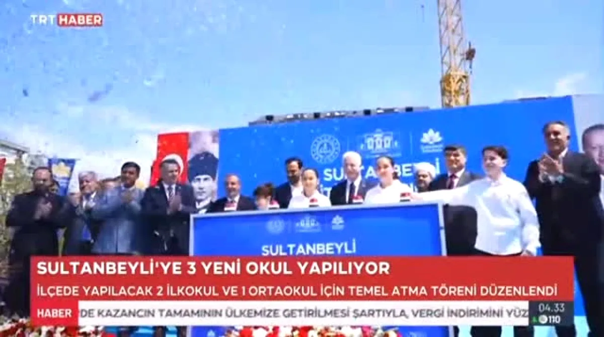 Sultanbeyli'de Eğitime 3 Yeni Okul Müjdesi: Temeller Atıldı Sultanbeyli'de Eğitime 3 Yeni Okul Müjdesi: Temeller Atıldı