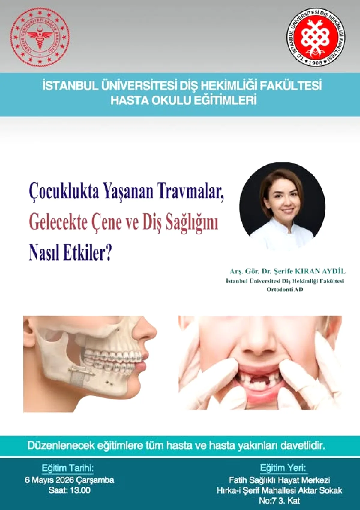 İstanbul'da Ücretsiz Diş Sağlığı Eğitimi: Çocukluk Travmaları İstanbul'da Ücretsiz Diş Sağlığı Eğitimi: Çocukluk Travmaları