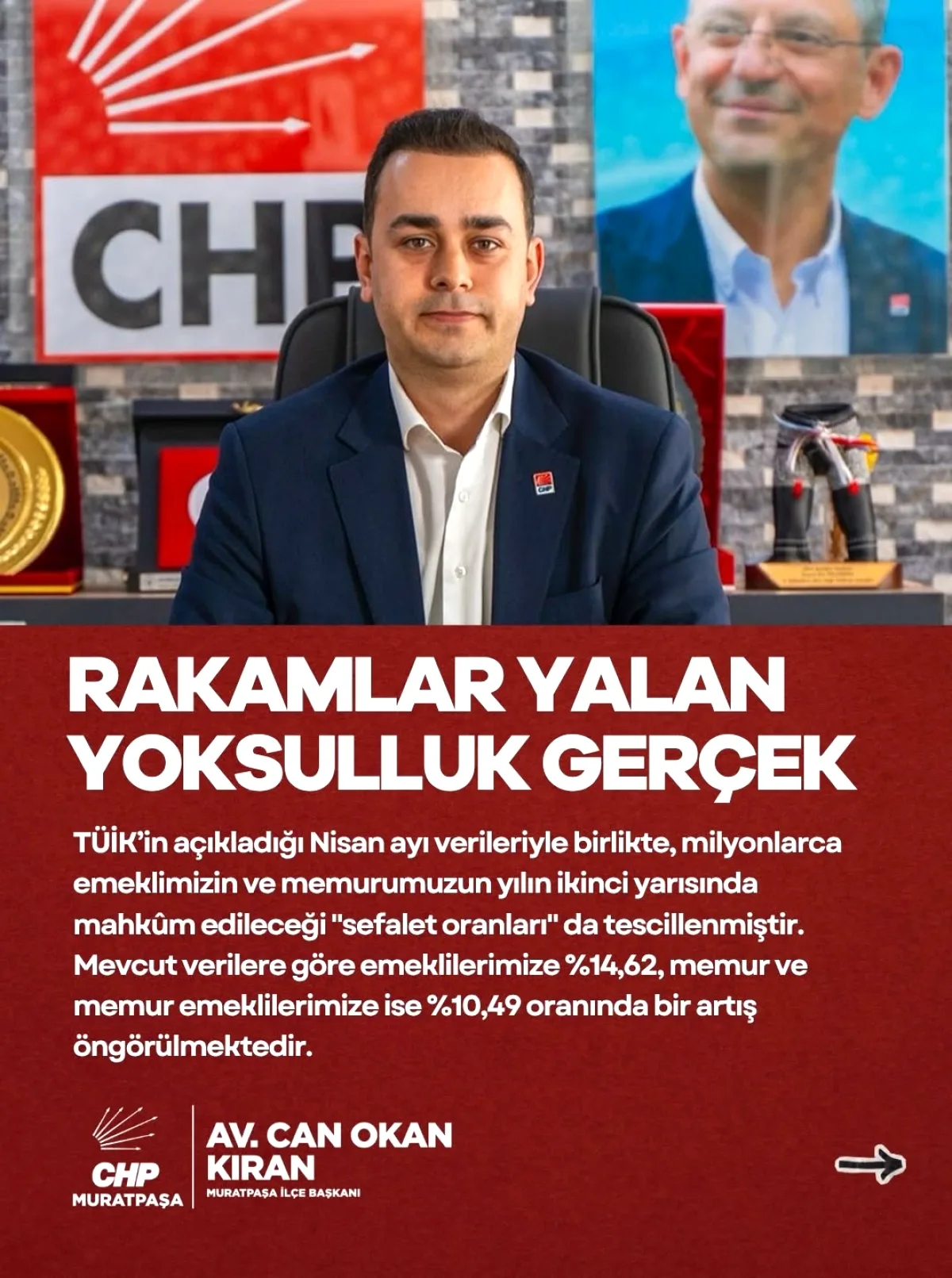 CHP'li Kıran: "Rakamlar Yalan, Yoksulluk Gerçek" CHP'li Kıran: "Rakamlar Yalan, Yoksulluk Gerçek"
