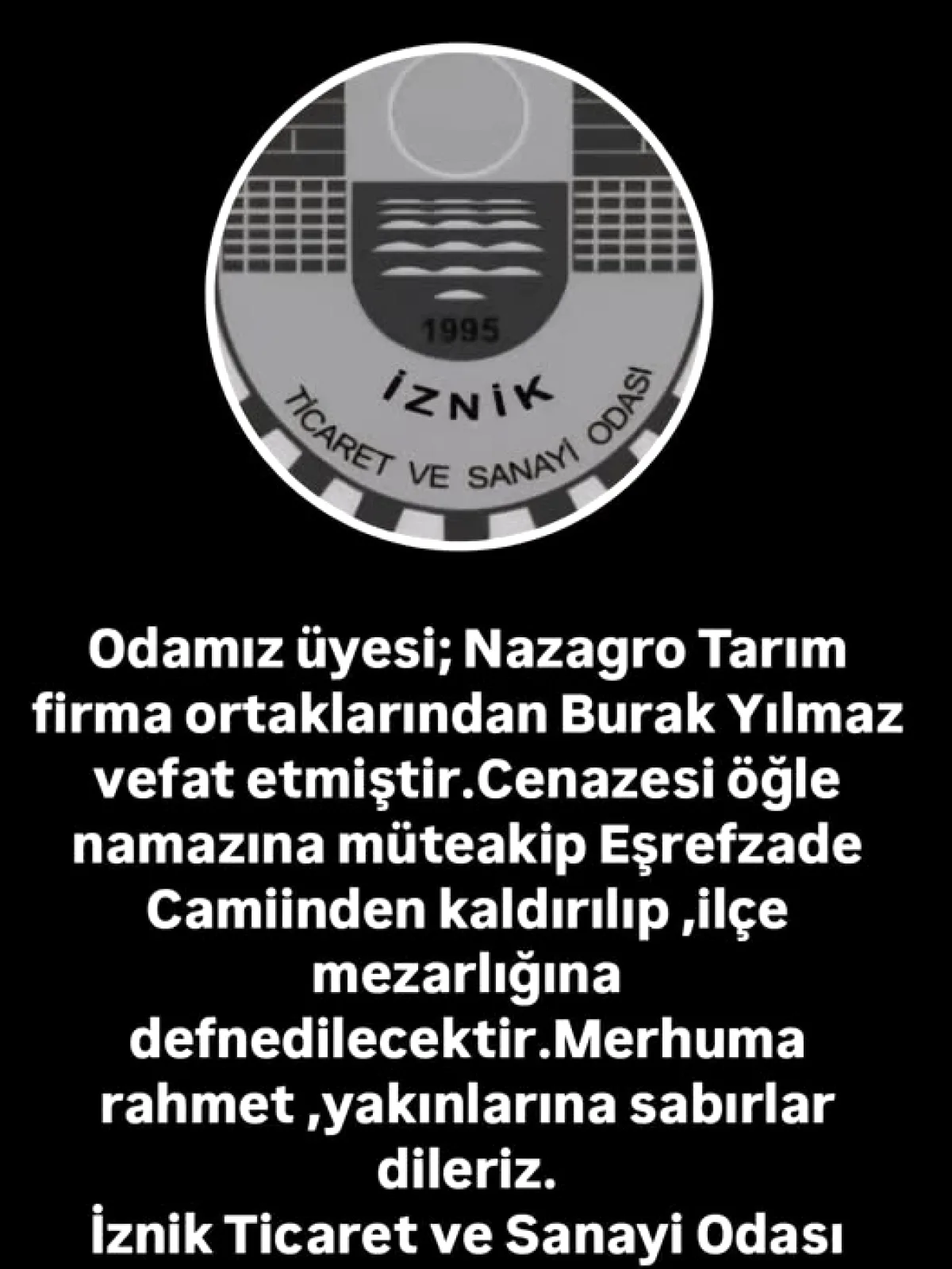 İTSO'dan Drazali Tarım'a Yörex Fuarı Teşekkürü İTSO'dan Drazali Tarım'a Yörex Fuarı Teşekkürü