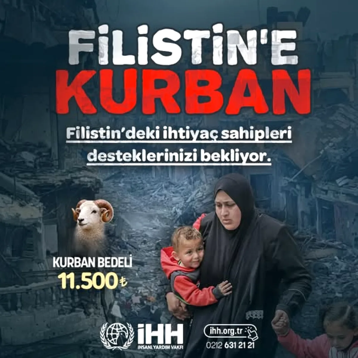 Avcılar İHH'dan Gazze İçin Kurban Bağışı Çağrısı Avcılar İHH'dan Gazze İçin Kurban Bağışı Çağrısı