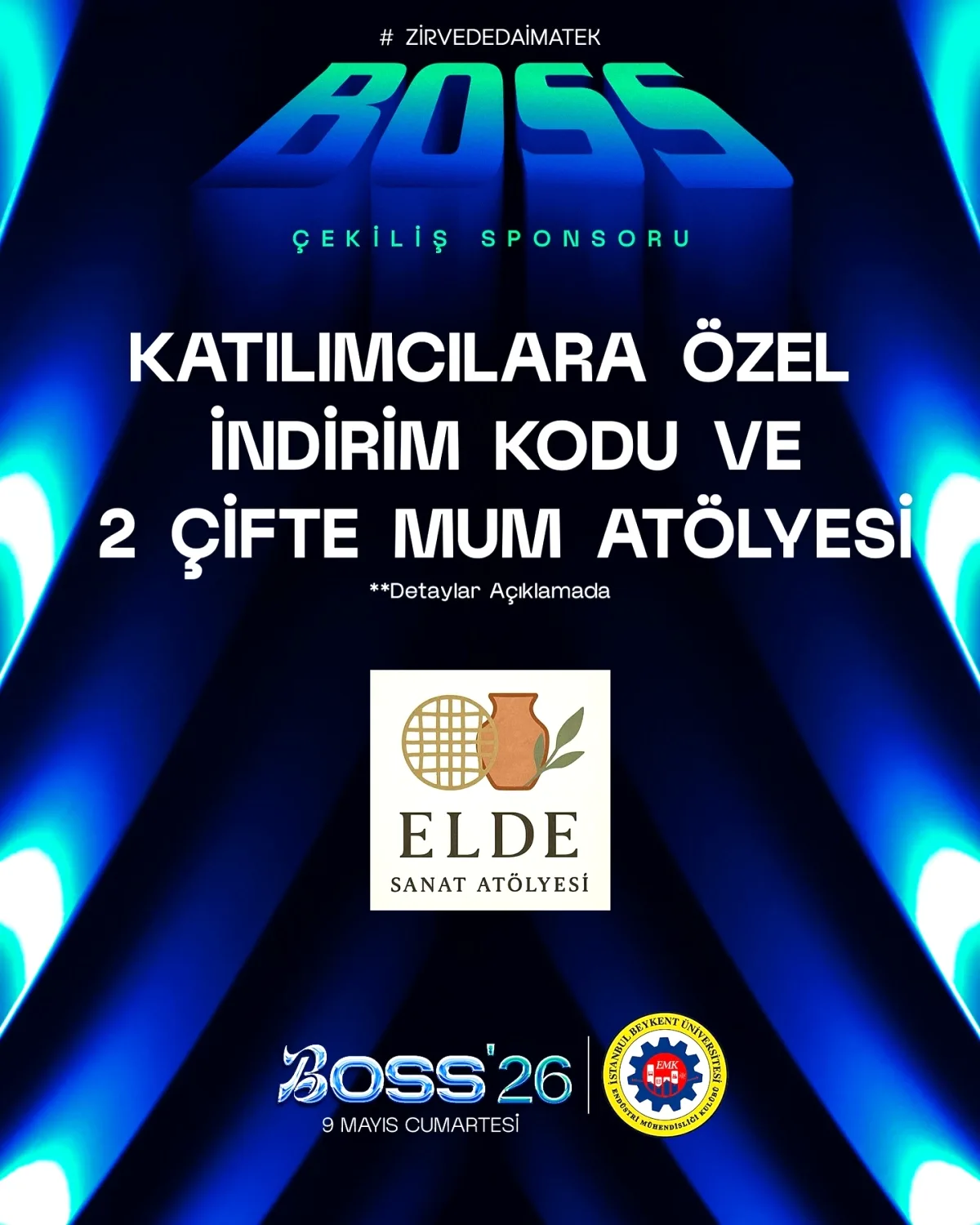 Beykent Üniversitesi'nde BOSS 26 Zirvesi: Mum Atölyesi ve İndirim Fırsatı Beykent Üniversitesi'nde BOSS 26 Zirvesi: Mum Atölyesi ve İndirim Fırsatı