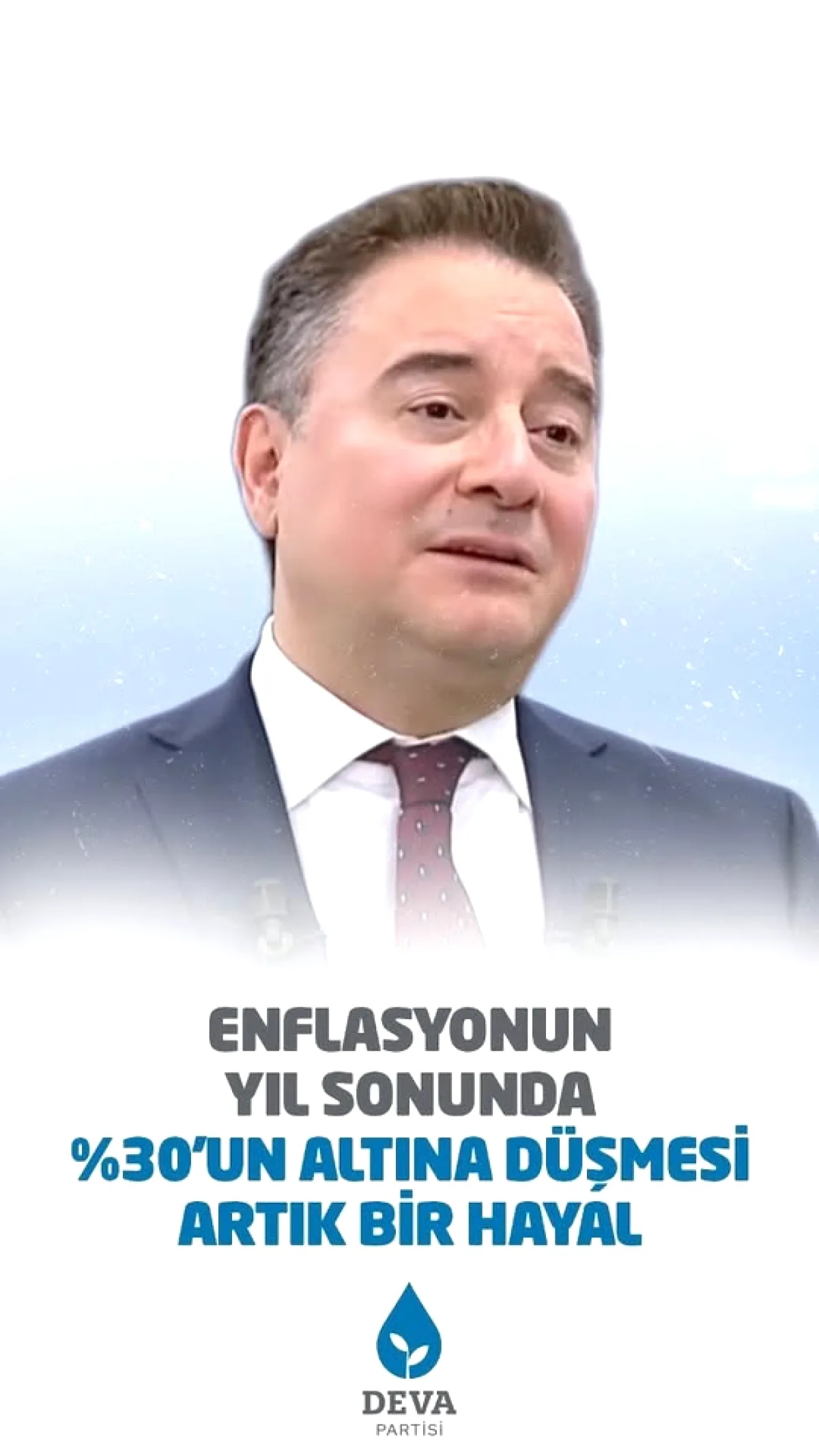 DEVA Partisi'nden Enflasyon Hedefine Sert Çıkış DEVA Partisi'nden Enflasyon Hedefine Sert Çıkış