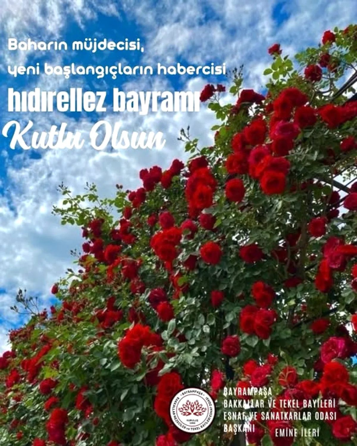 Bayrampaşa Bakkallar Odası'ndan Hıdırellez Mesajı Bayrampaşa Bakkallar Odası'ndan Hıdırellez Mesajı