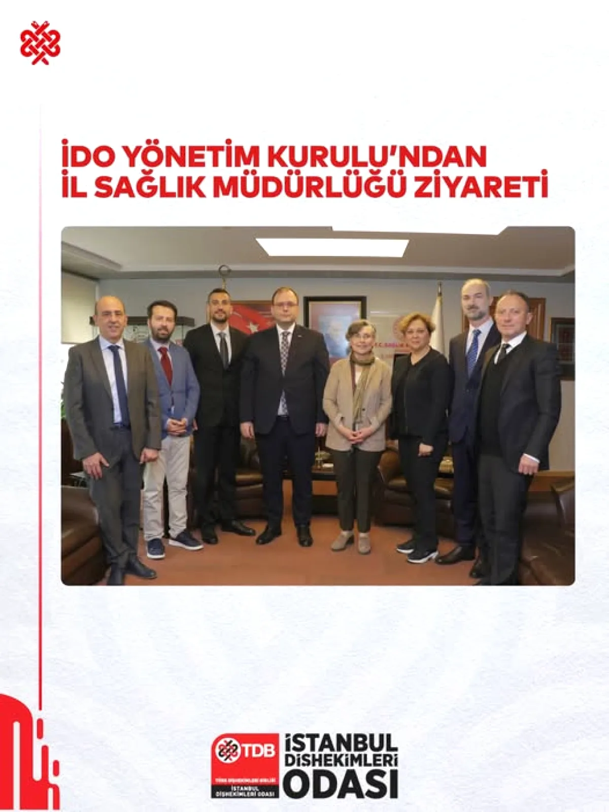 İstanbul Dişhekimleri Odası, İl Sağlık Müdürlüğü'ne Kritik Ziyaret Düzenledi İstanbul Dişhekimleri Odası, İl Sağlık Müdürlüğü'ne Kritik Ziyaret Düzenledi