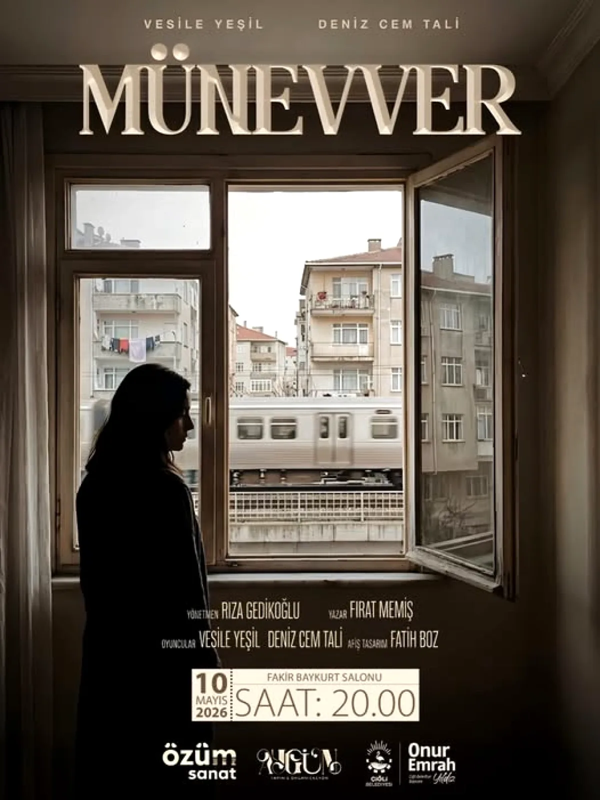 Çiğli'de Münevver Tiyatro Oyunu 10 Mayıs'ta Sahnelenecek Çiğli'de Münevver Tiyatro Oyunu 10 Mayıs'ta Sahnelenecek