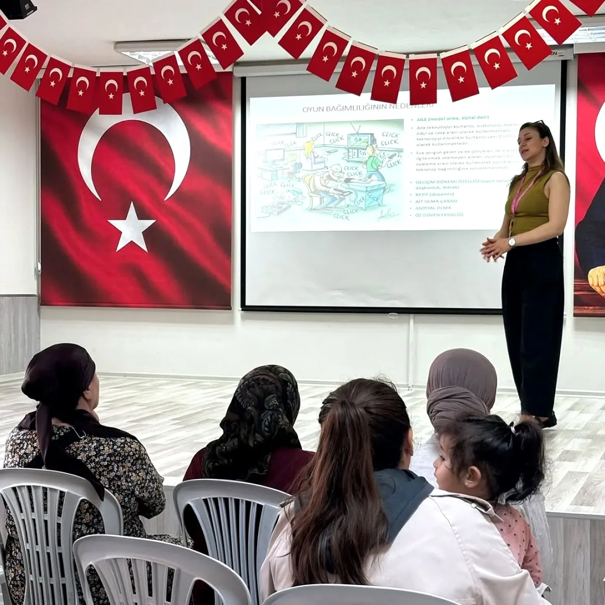 Gürsu'da Anaokulu Velilerine Teknoloji Bağımlılığı Eğitimi Gürsu'da Anaokulu Velilerine Teknoloji Bağımlılığı Eğitimi