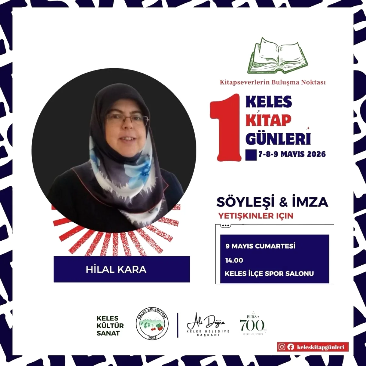 Keles Kitap Günleri'nde Hilal Kara Heyecanı: 9 Mayıs'ta Söyleşi ve İmza Keles Kitap Günleri'nde Hilal Kara Heyecanı: 9 Mayıs'ta Söyleşi ve İmza