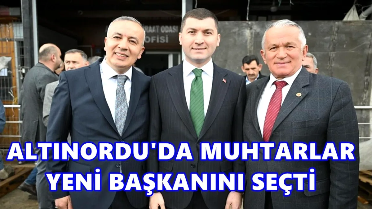 Altınordu'da Muhtarlar Derneği Başkanlığını Kim Kazandı? Oylar 94'e 63 Altınordu'da Muhtarlar Derneği Başkanlığını Kim Kazandı? Oylar 94'e 63