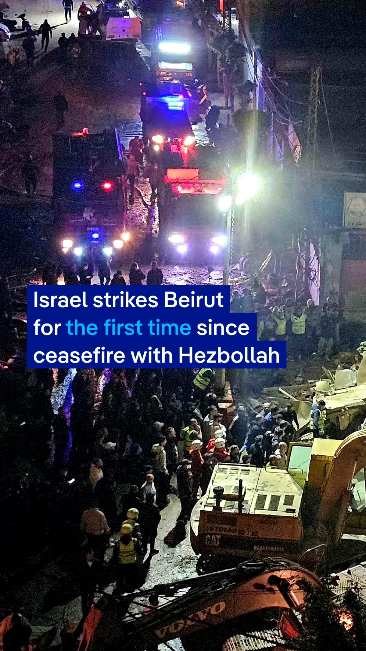 İsrail Ateşkes Sonrası Beyrut'u Vurdu: Hizbullah Komutanı Öldürüldü İsrail Ateşkes Sonrası Beyrut'u Vurdu: Hizbullah Komutanı Öldürüldü