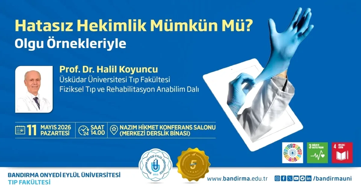 Bandırma'da "Hatasız Hekimlik Mümkün Mü?" Etkinliği Bandırma'da "Hatasız Hekimlik Mümkün Mü?" Etkinliği
