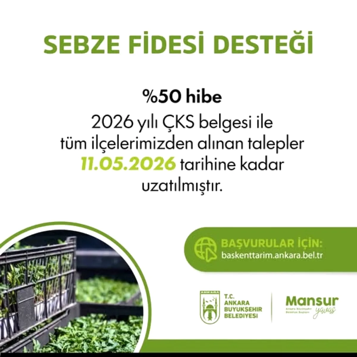 Ankara'da Fide Desteği İçin Son 4 Gün — 11 Mayıs Son Başvuru Ankara'da Fide Desteği İçin Son 4 Gün — 11 Mayıs Son Başvuru