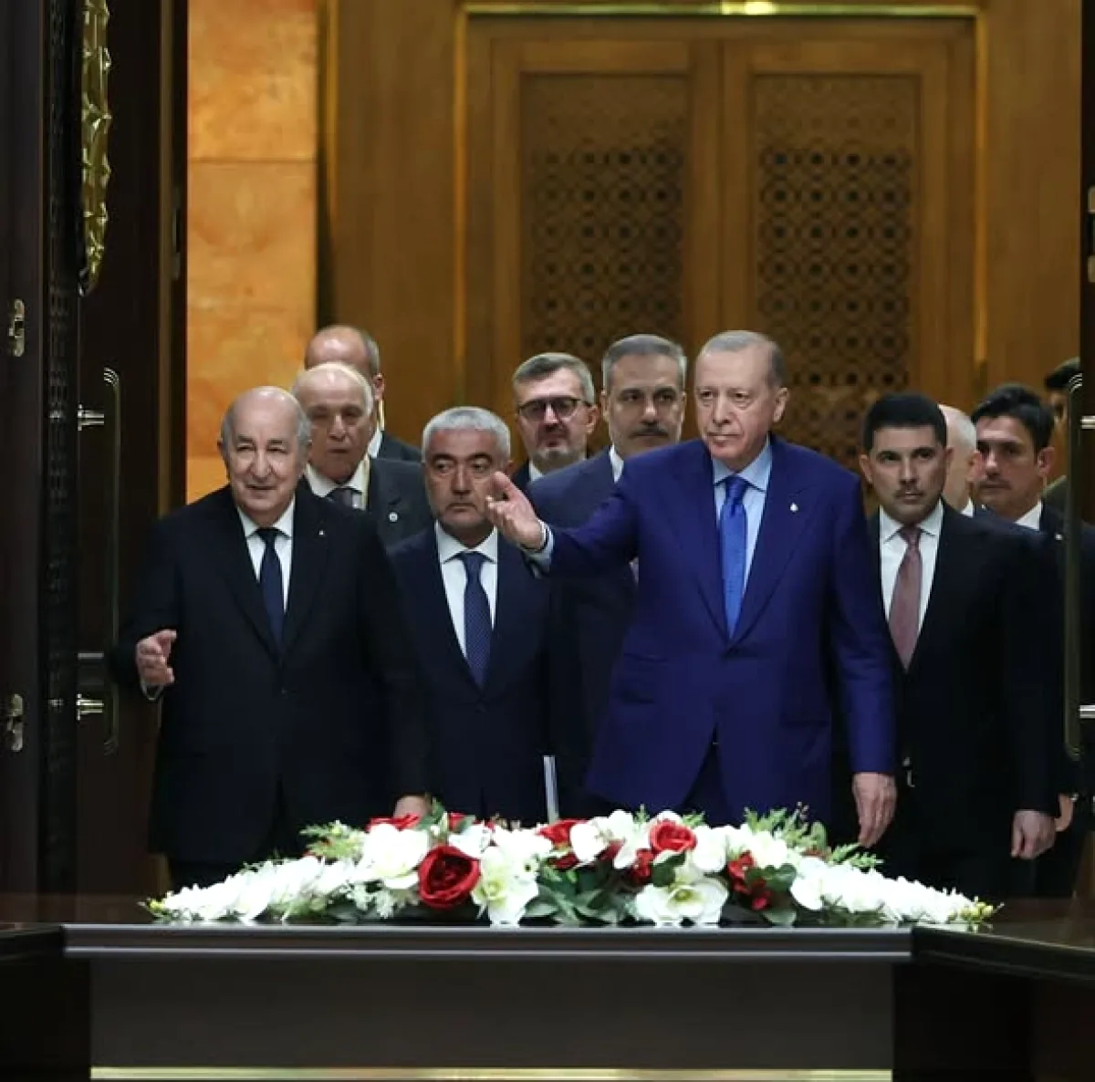 Erdoğan ve Tebbun Heyetler Arası Görüşme Gerçekleştirdi Erdoğan ve Tebbun Heyetler Arası Görüşme Gerçekleştirdi