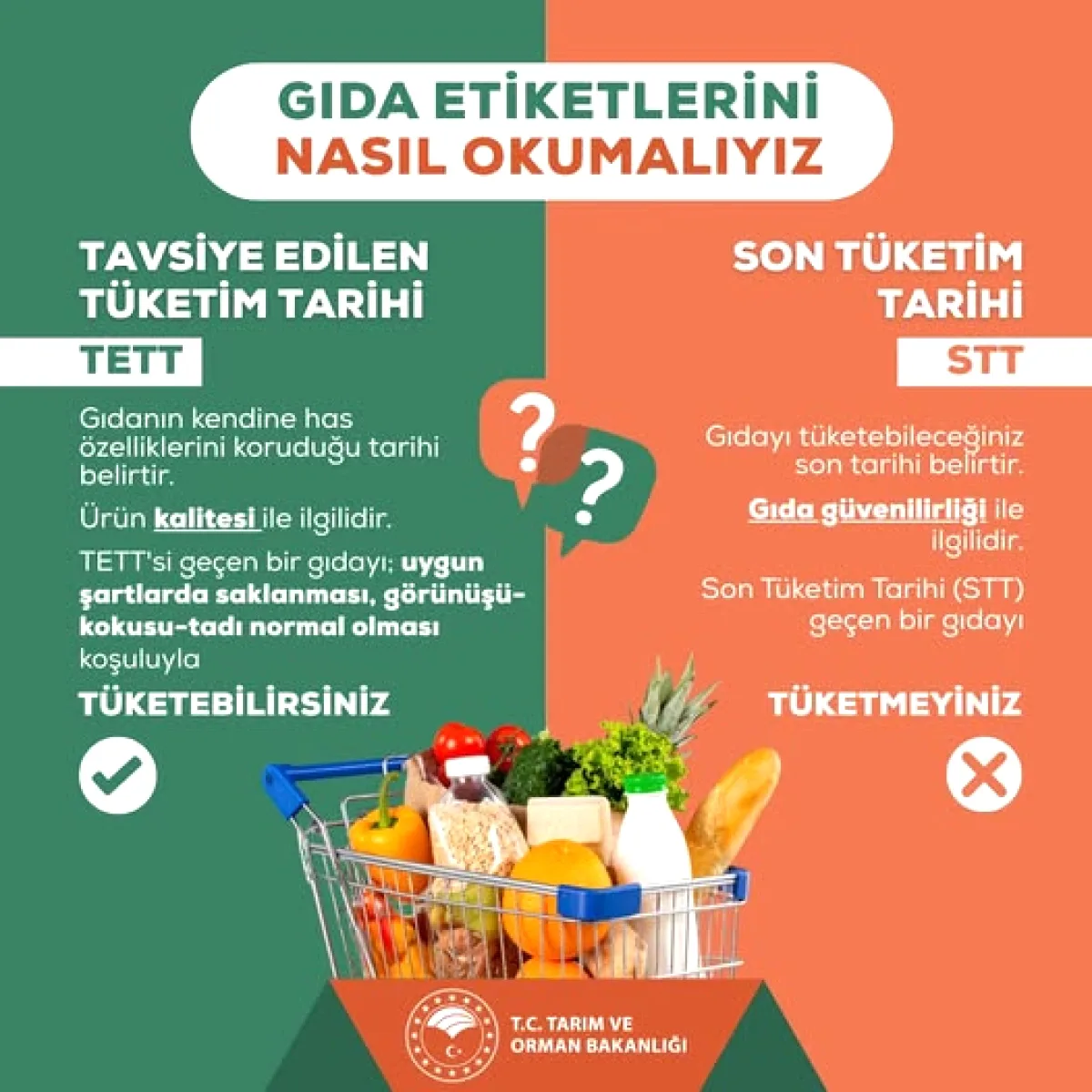 Gıda Etiketindeki Tarihler: STT ve TETT Arasındaki Fark Gıda Etiketindeki Tarihler: STT ve TETT Arasındaki Fark