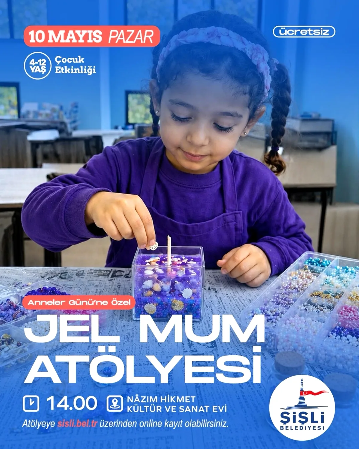Şişli'de Anneler Günü'ne Özel Jel Mum Atölyesi: Çocuklar Anneleri İçin Tasarlıyor Şişli'de Anneler Günü'ne Özel Jel Mum Atölyesi: Çocuklar Anneleri İçin Tasarlıyor