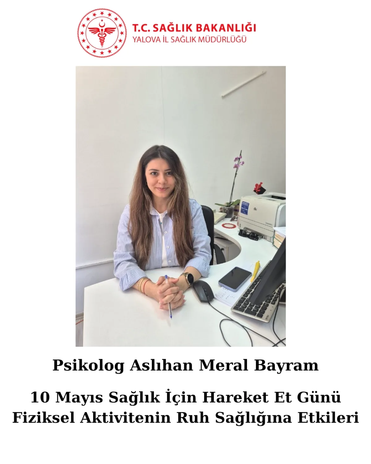 Yalova'da Psikolog Bayram'dan Ruh Sağlığı İçin Hareket Uyarısı Yalova'da Psikolog Bayram'dan Ruh Sağlığı İçin Hareket Uyarısı