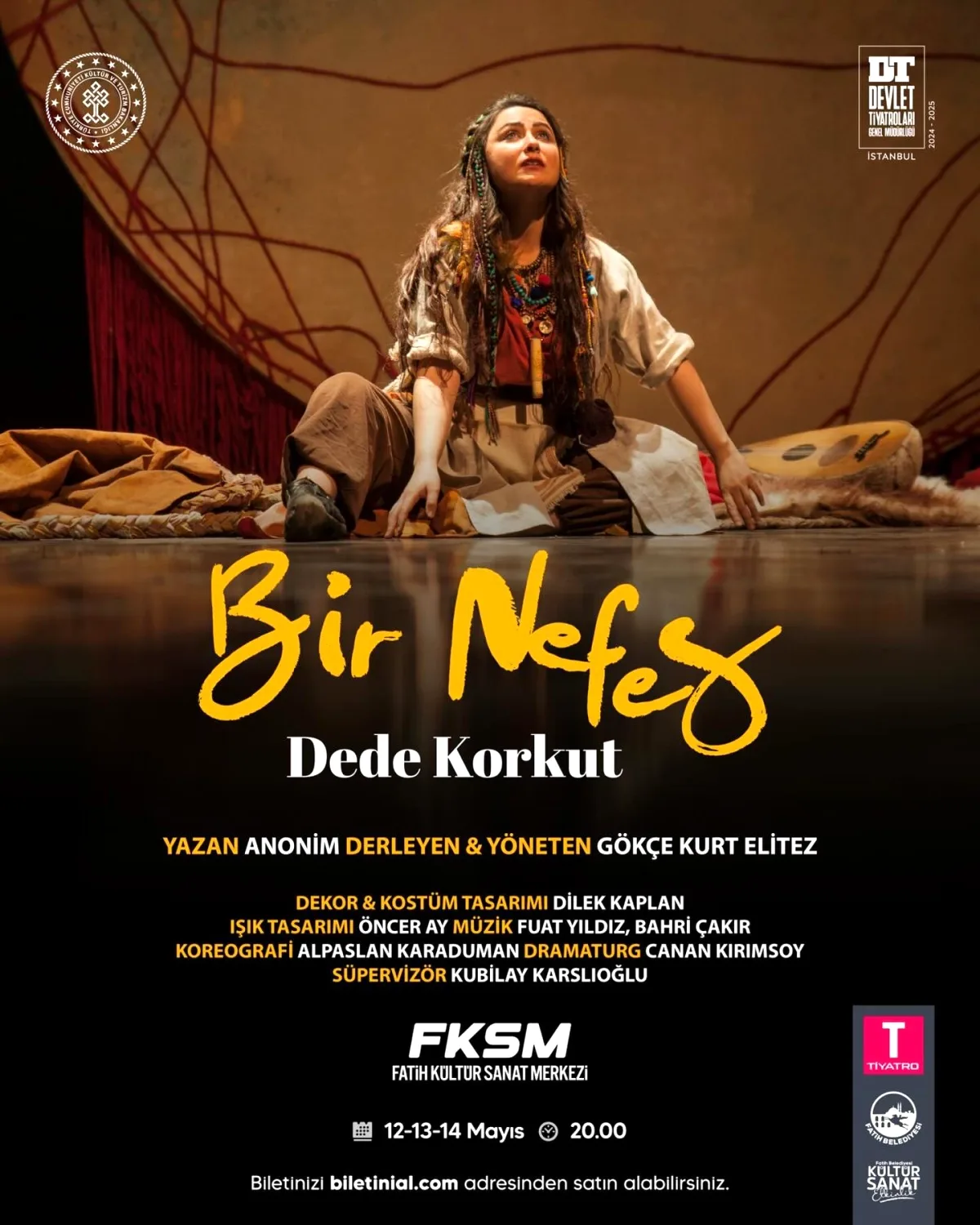 Devlet Tiyatroları "Bir Nefes Dede Korkut" Oyunuyla Fatih'te Devlet Tiyatroları "Bir Nefes Dede Korkut" Oyunuyla Fatih'te