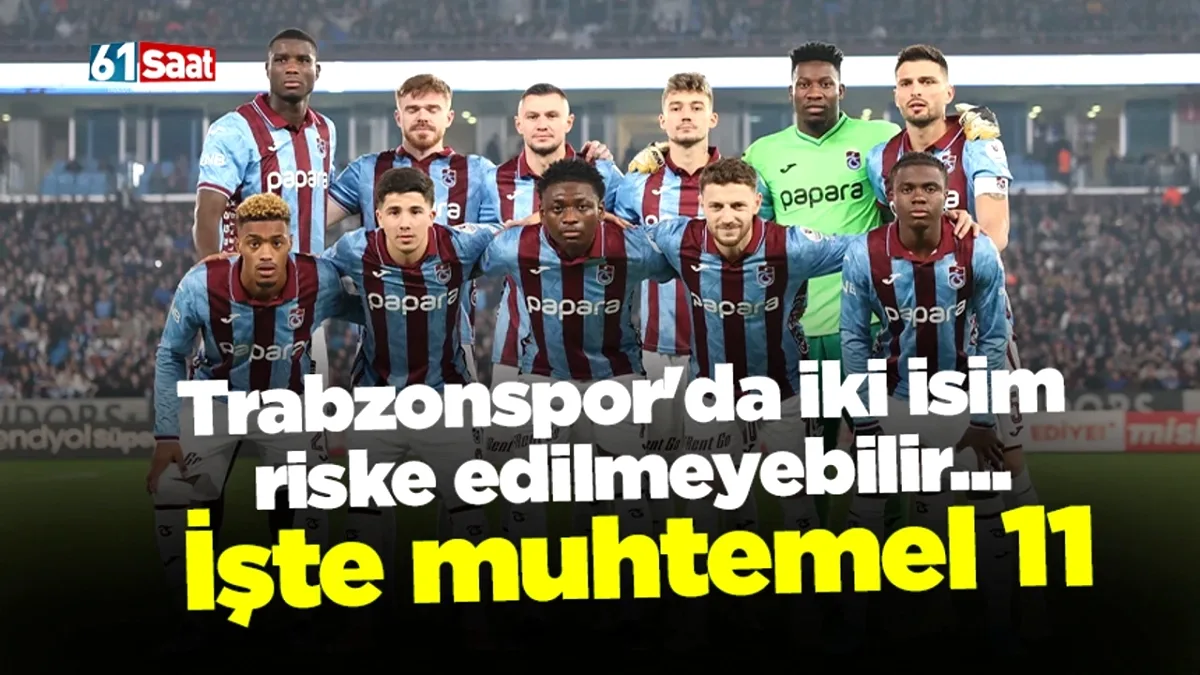 Trabzonspor'da Folcarelli ve Augusto Kararı: Kupa Maçında Risk Alınmayacak Trabzonspor'da Folcarelli ve Augusto Kararı: Kupa Maçında Risk Alınmayacak