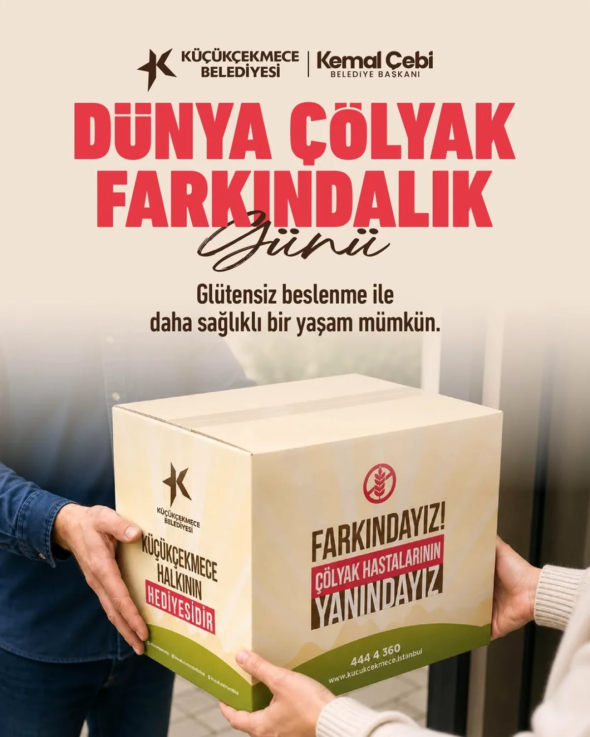 Küçükçekmece'de Çölyak Hastalarına Glütensiz Gıda Desteği Devam Ediyor Küçükçekmece'de Çölyak Hastalarına Glütensiz Gıda Desteği Devam Ediyor