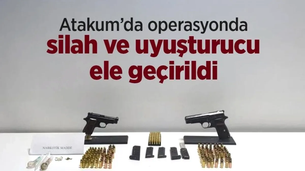 Atakum'da Uyuşturucu ve Silah Operasyonu: 2 Tabanca ve Kokain Ele Geçirildi Atakum'da Uyuşturucu ve Silah Operasyonu: 2 Tabanca ve Kokain Ele Geçirildi