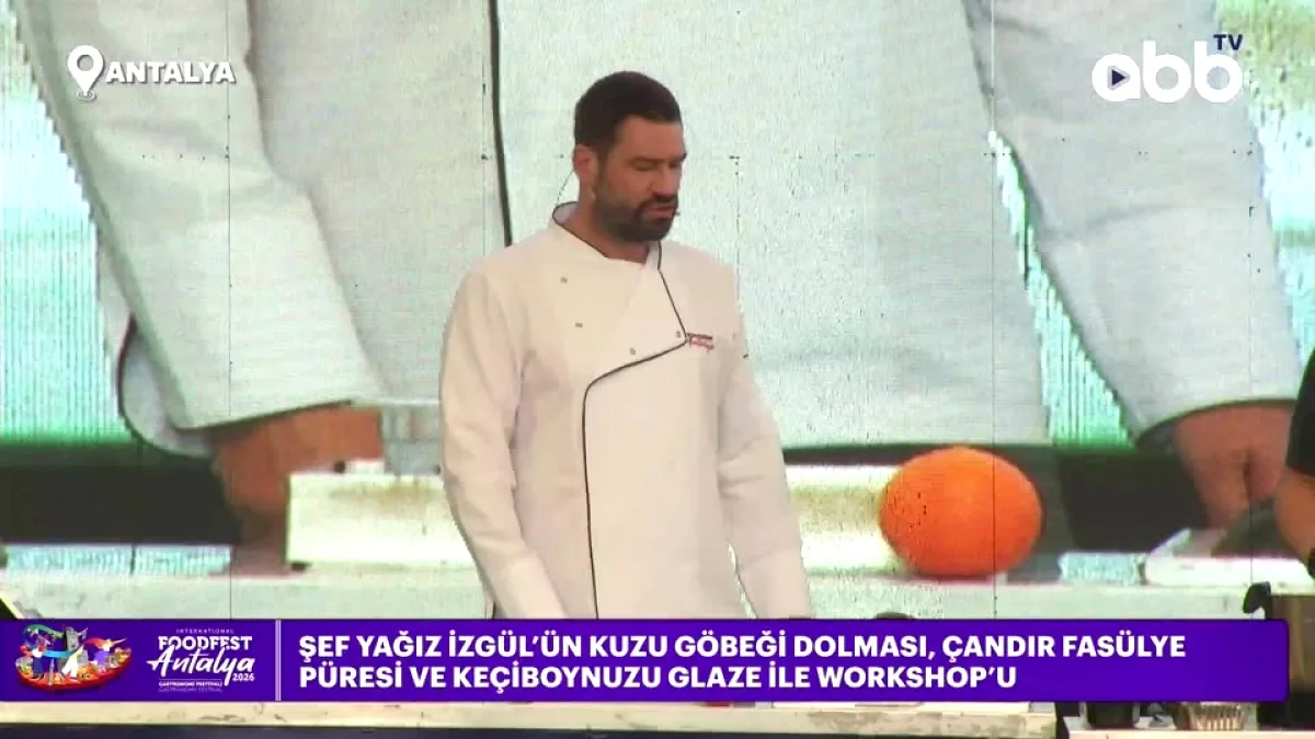 Şef Yağız İzgül Festival'de Canlı Yayında Şef Yağız İzgül Festival'de Canlı Yayında