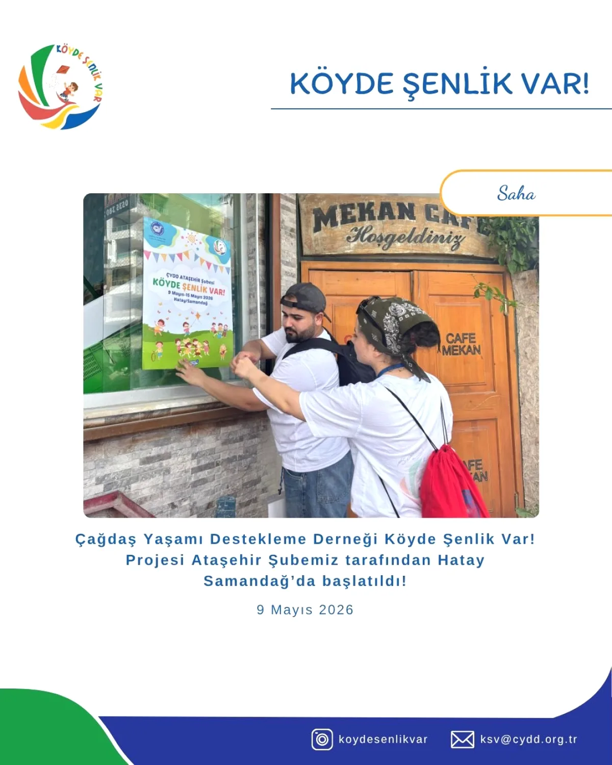 Hatay Samandağ'da 'Köyde Şenlik Var' Projesi 15 Mayıs'a Kadar Sürecek Hatay Samandağ'da 'Köyde Şenlik Var' Projesi 15 Mayıs'a Kadar Sürecek