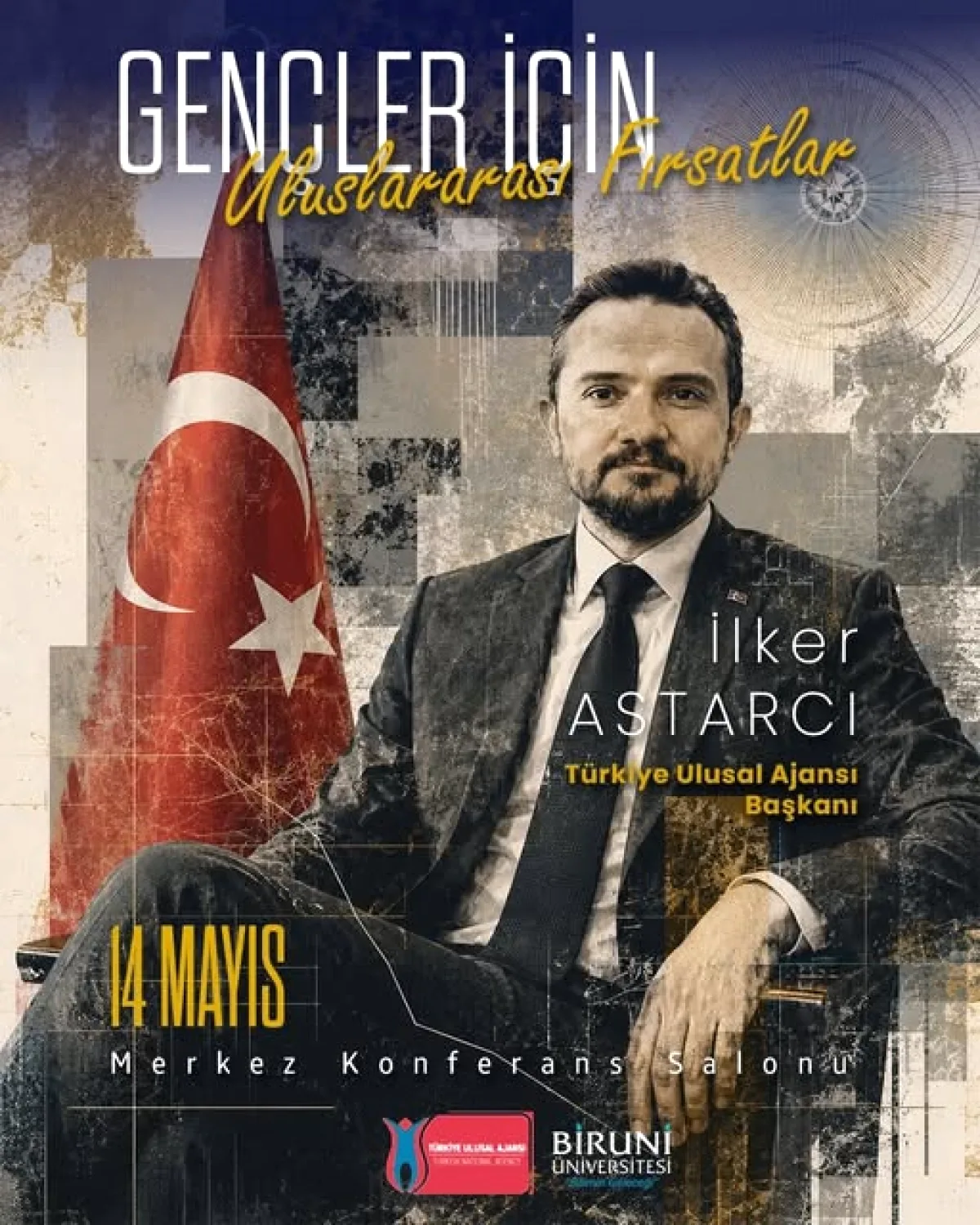 Biruni Üniversitesi'nde Uluslararası Gençlik Fırsatları Etkinliği: 14 Mayıs'ta Biruni Üniversitesi'nde Uluslararası Gençlik Fırsatları Etkinliği: 14 Mayıs'ta
