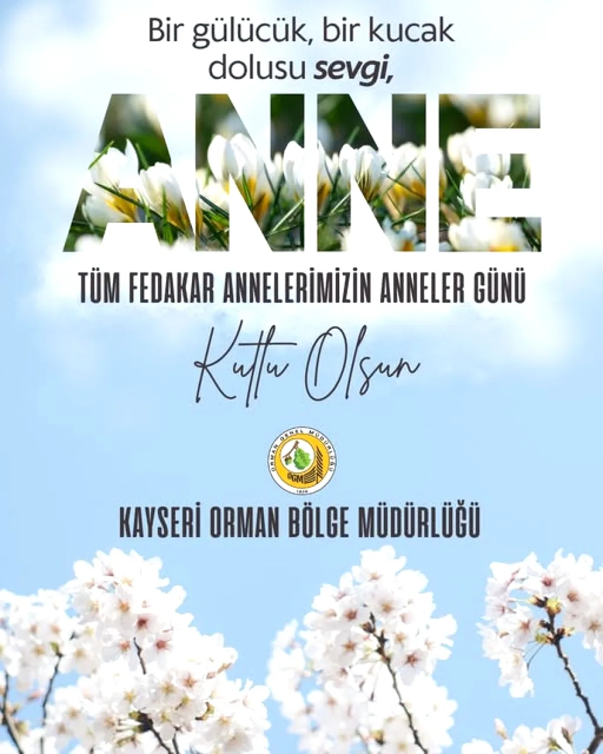 Kayseri Orman Bölge Müdürlüğü'nden Anneler Günü Mesajı Kayseri Orman Bölge Müdürlüğü'nden Anneler Günü Mesajı