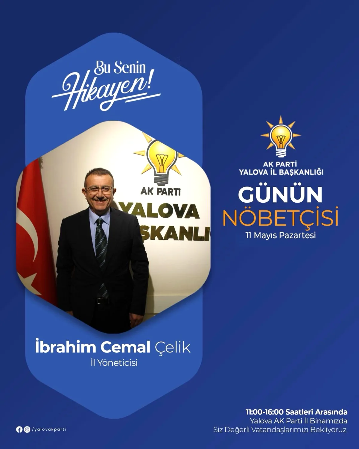 AK Parti Yalova'da Vatandaşla Doğrudan İletişim: İl Başkanı Çelik Nöbetçi AK Parti Yalova'da Vatandaşla Doğrudan İletişim: İl Başkanı Çelik Nöbetçi