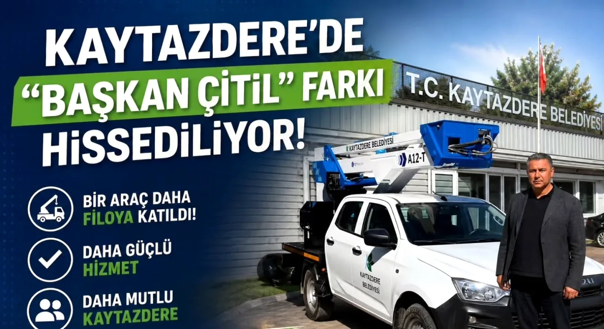 Kaytazdere Belediyesi Yeni Araç Filoyu Tanıttı Kaytazdere Belediyesi Yeni Araç Filoyu Tanıttı