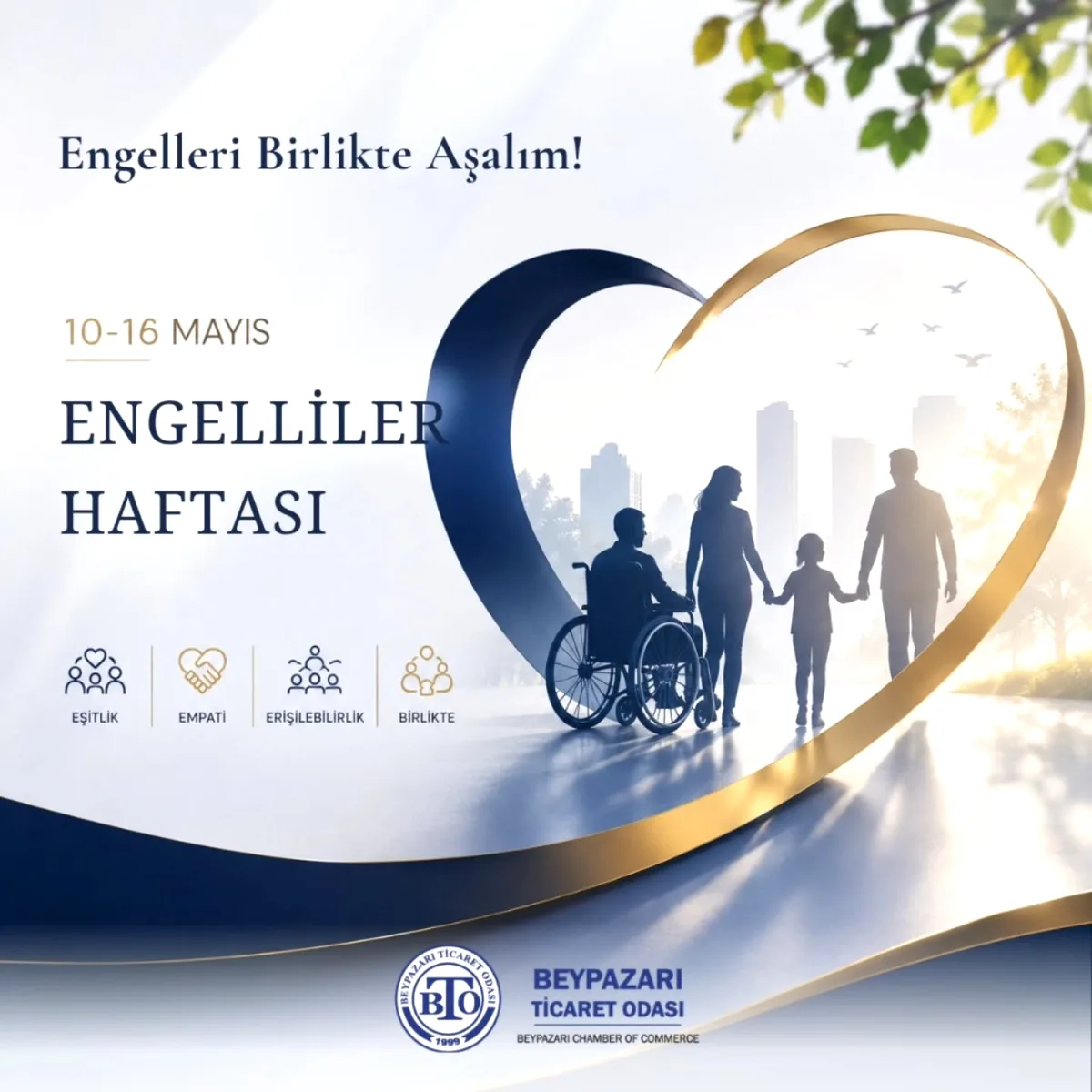 Beypazarı Ticaret Odası'ndan Engelliler Haftası Mesajı Beypazarı Ticaret Odası'ndan Engelliler Haftası Mesajı